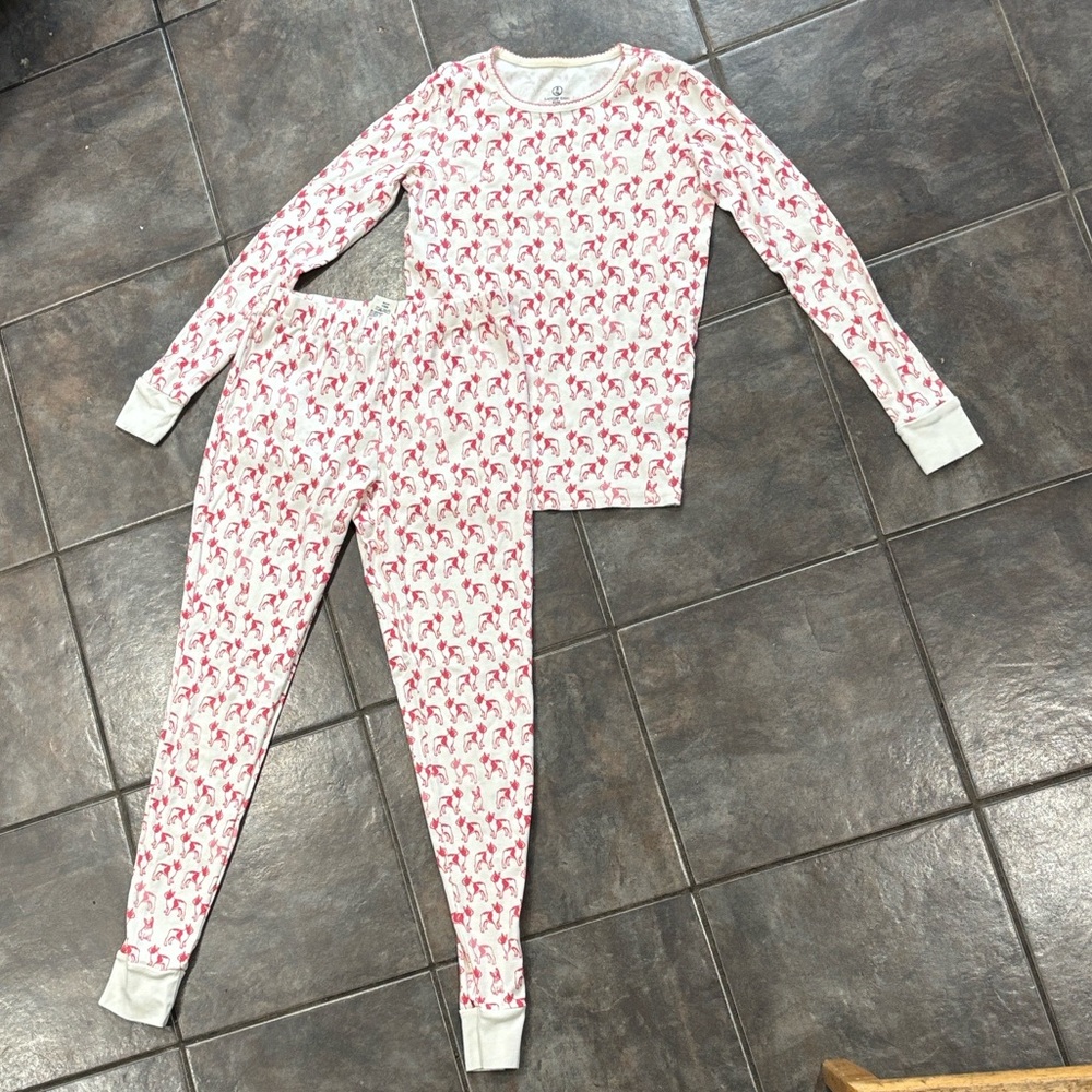Lands' End 100% Cotton Pajama Set